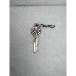 Vintage Pontiac Car Key Keychain OS Silver Good